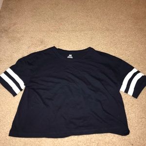 Navy blue T-shirt